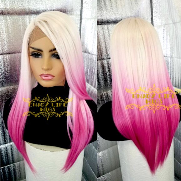 COPY - wowfactor blonde pink lacefront sexy wig main image 7